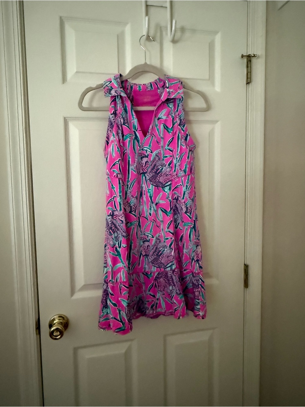 Lilly Pulitzer Luxletic Mandevilla Pink Extra Lucky Workout Dress